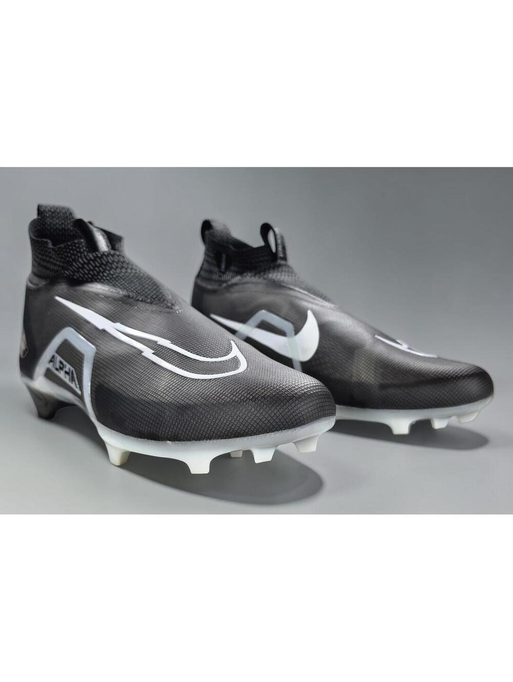 Nike Alpha Menace Elite 3 Flyknit CT6648-001 Black White Men’s 14 NWOT No Box - Picture 4 of 14